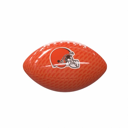 Logo Brands Cleveland Browns Carbon Fiber Mini-Size Glossy Football 608-93MG-1